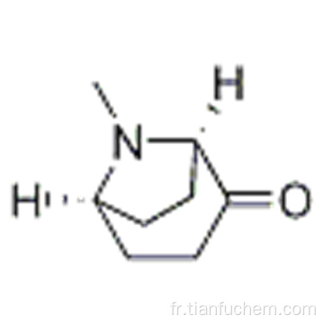 8-azabicyclo [3.2.1] octan-2-one, 8-méthyle -, (57191733,1R, 5S) CAS 56620-28-1